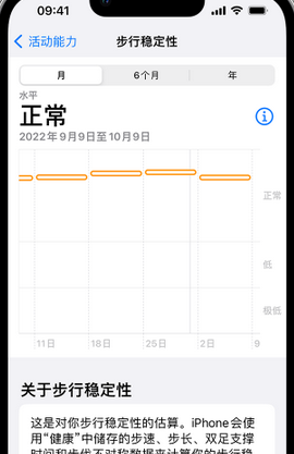 越城iPhone手机维修如何在iPhone开启'步行稳定性通知'