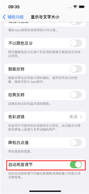 越城苹果15维修店分享iPhone 15 Pro系列屏幕亮度 