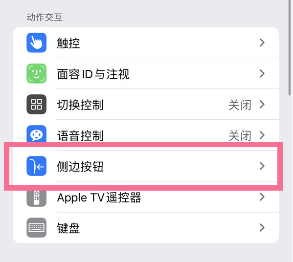 越城苹果14维修店分享iPhone14 Plus侧键双击下载功能关闭方法 